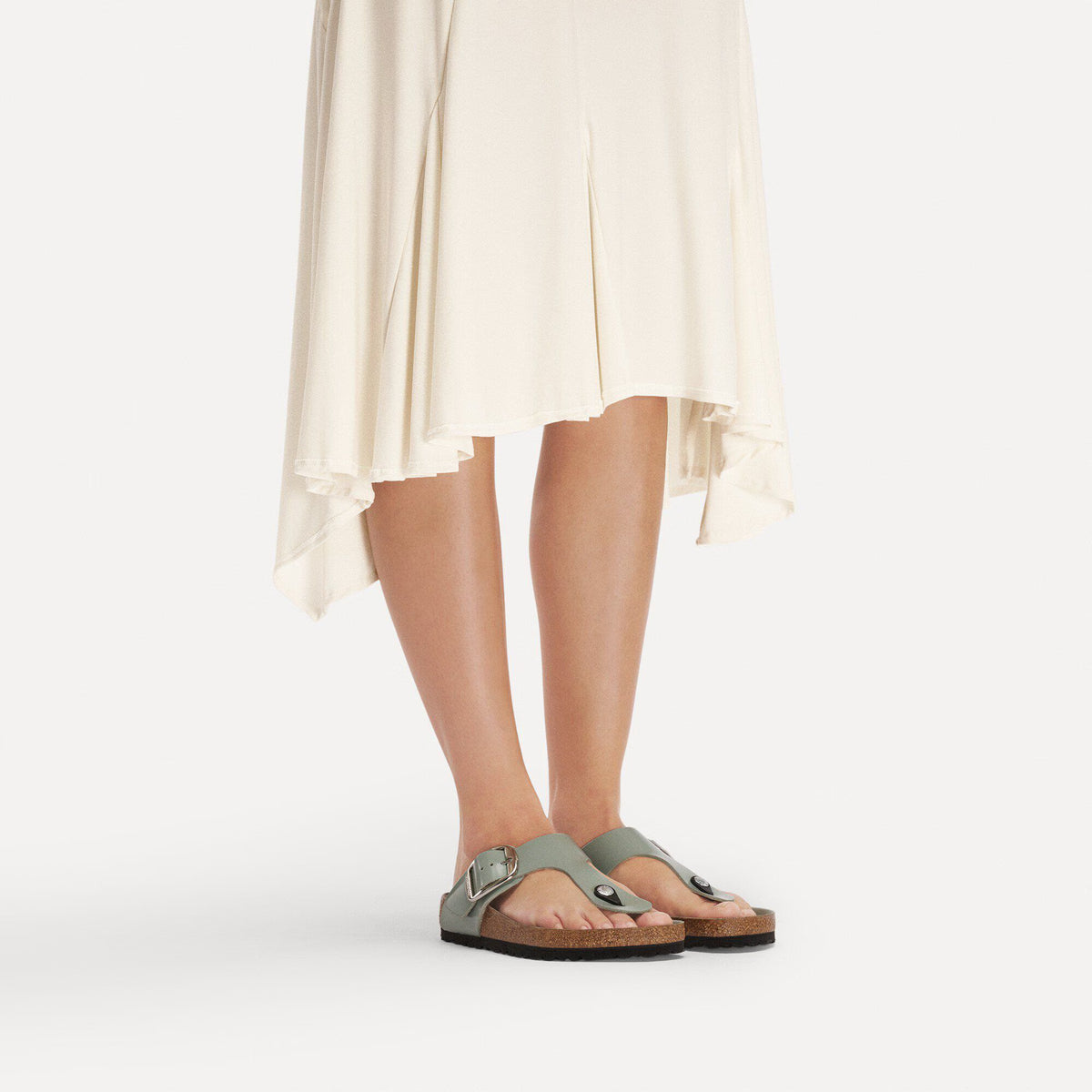 Gizeh Big Buckle Natural Leather Patent