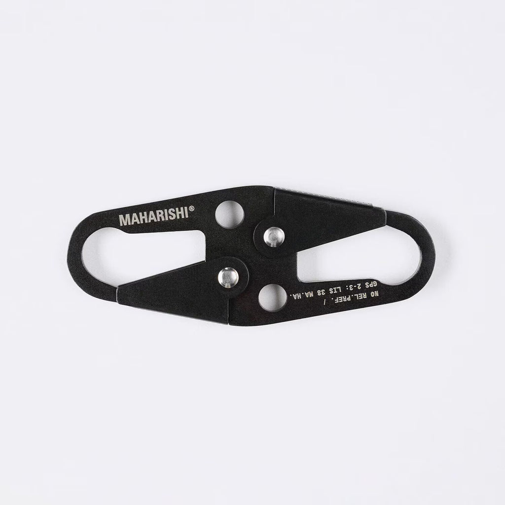 Maharishi Pack Nubuck Leather/Textile Black