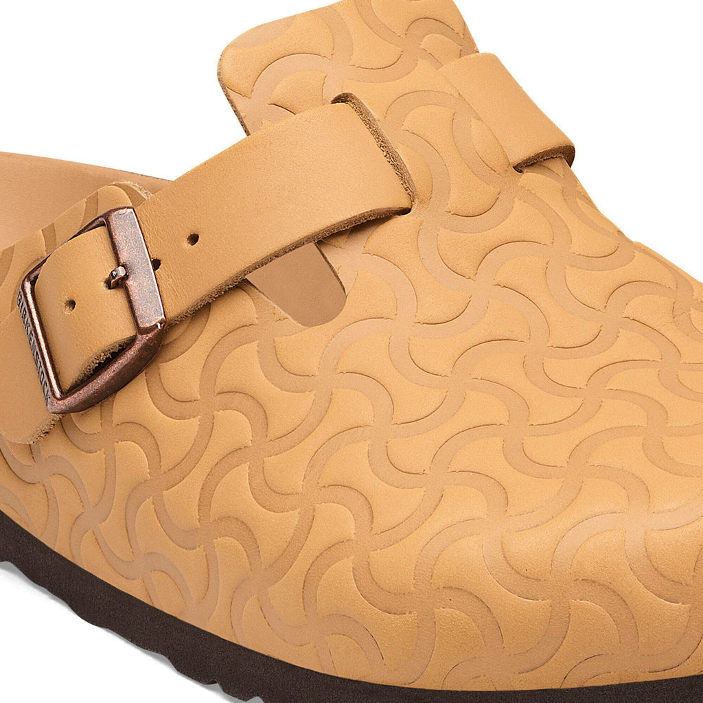 Boston BS Natural Leather Embossed