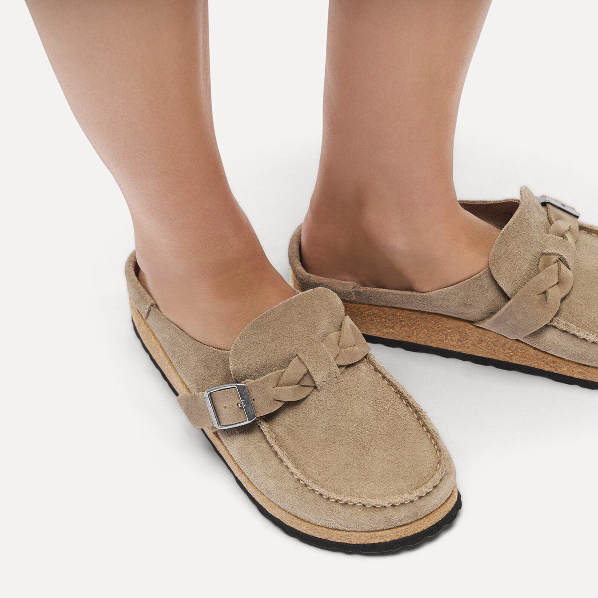 Buckley Braided Suede Leather