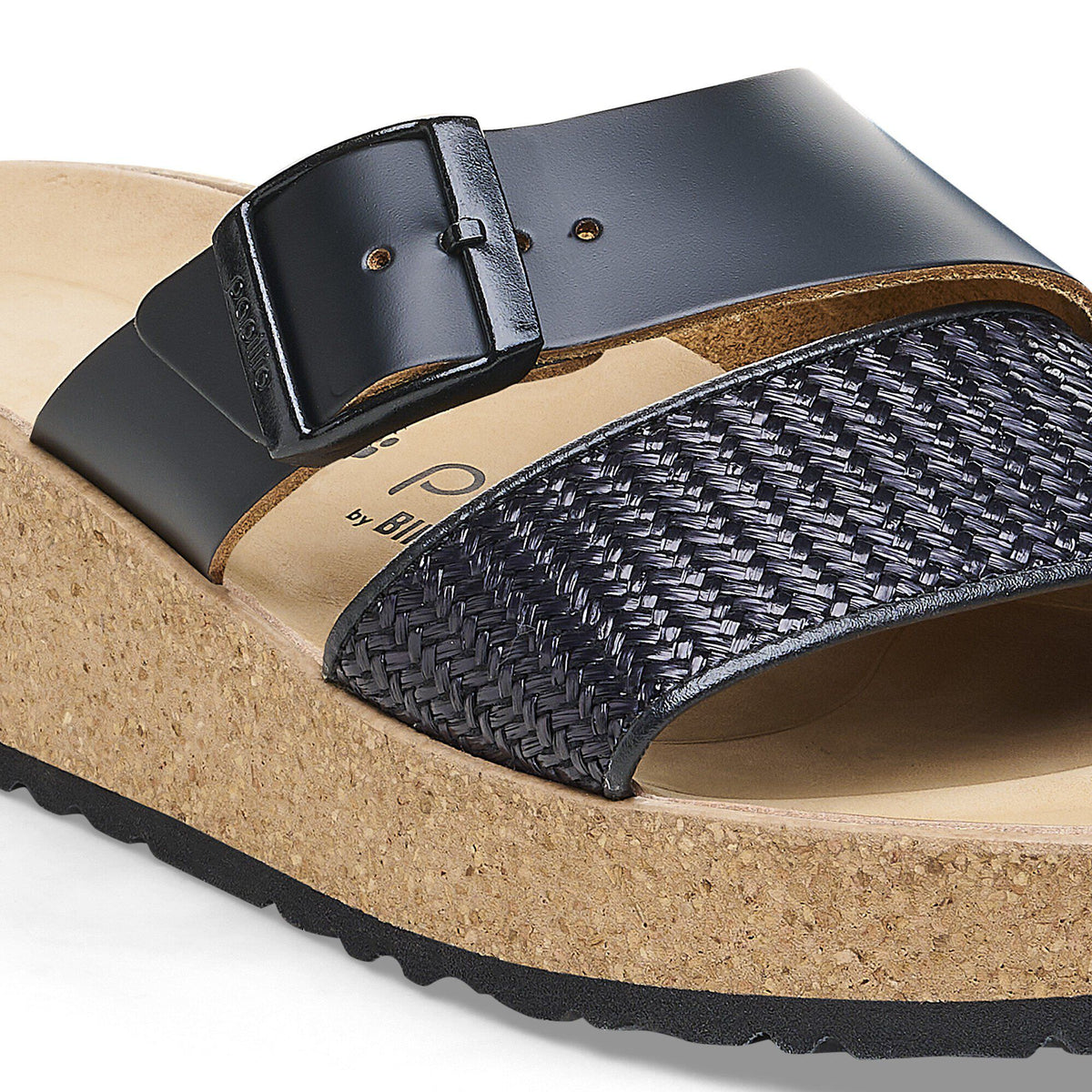 Almina Raffia Natural Leather/Synthetics