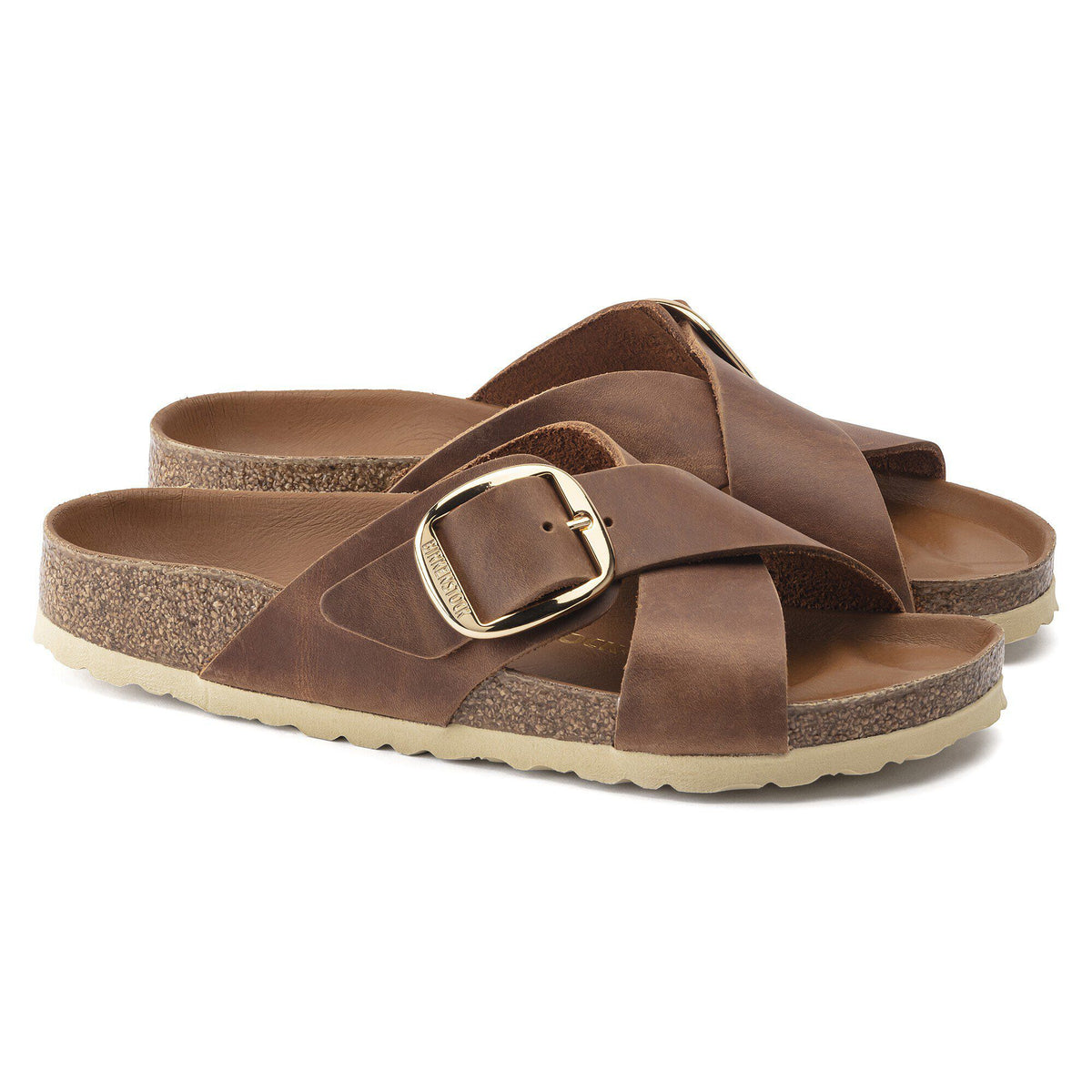 Siena Big Buckle Natural Leather Oiled