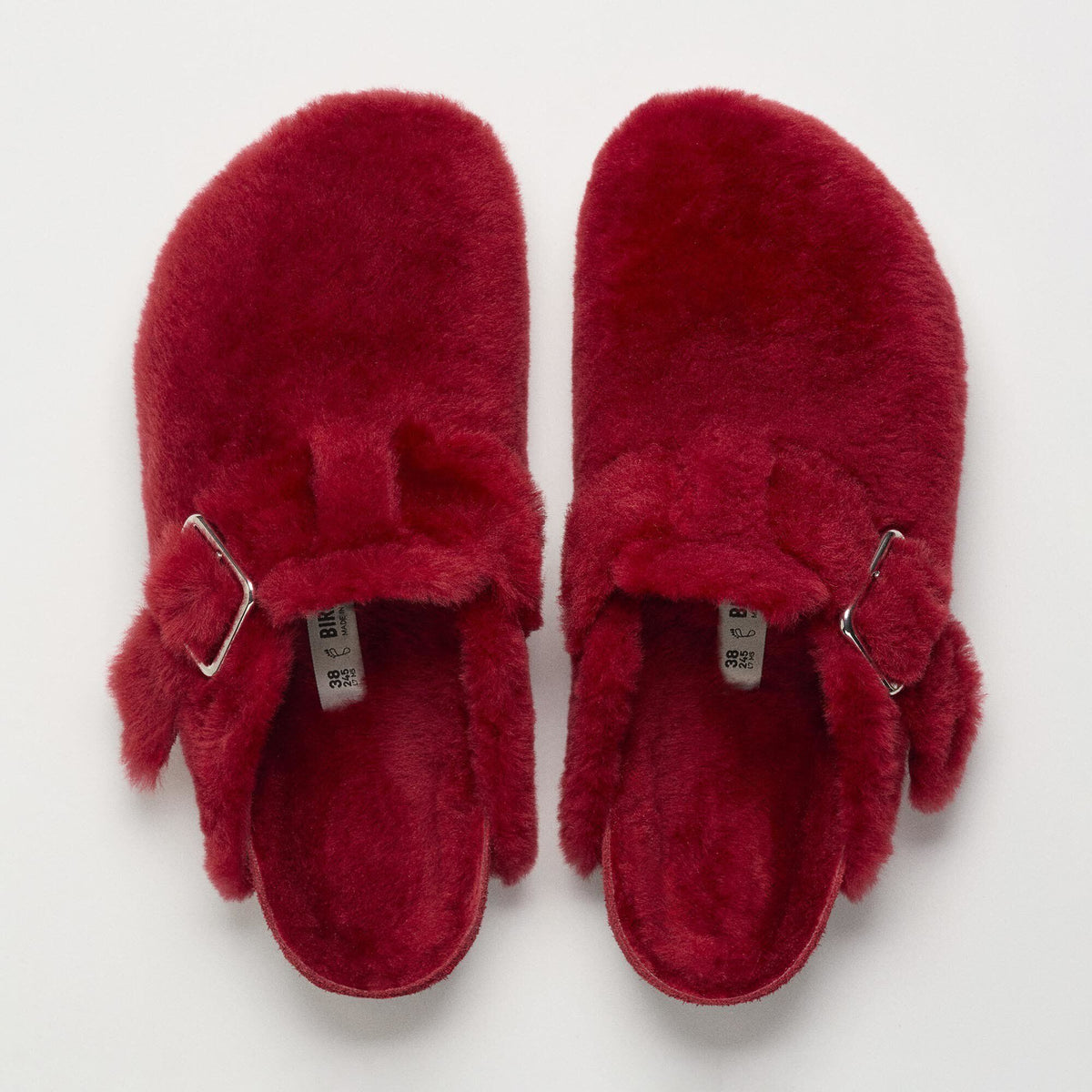 Boston 1774 Shearling Fur red