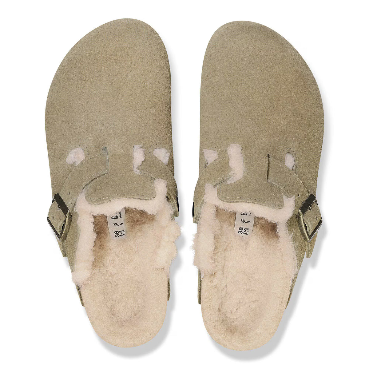 Boston Shearling Suede Leather