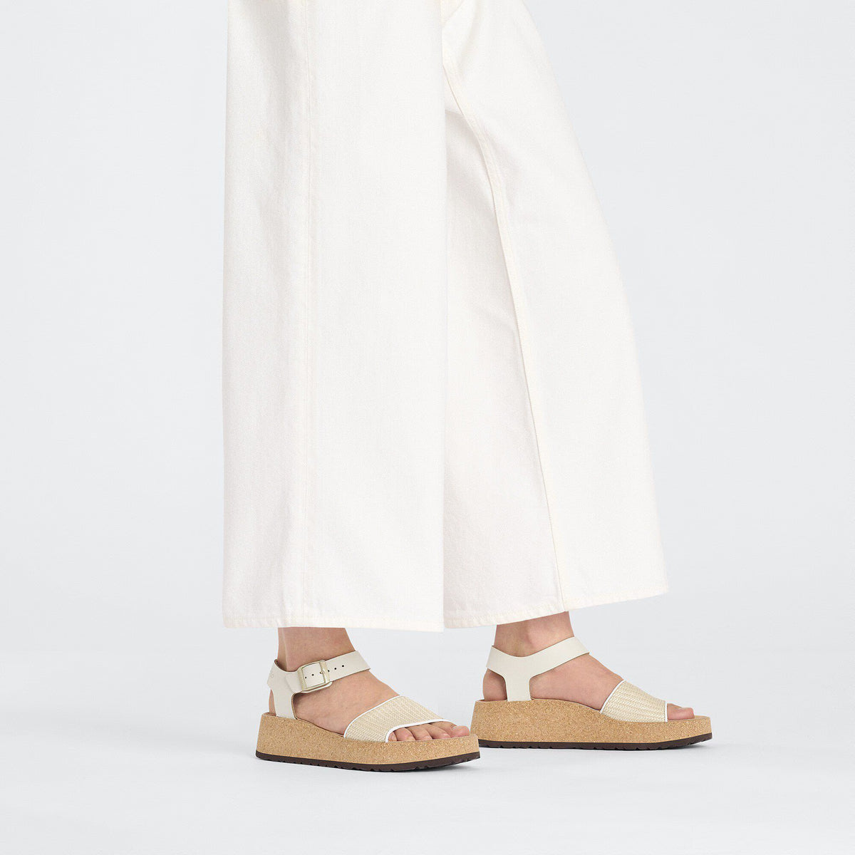 Glenda Raffia Natural Leather/Synthetics