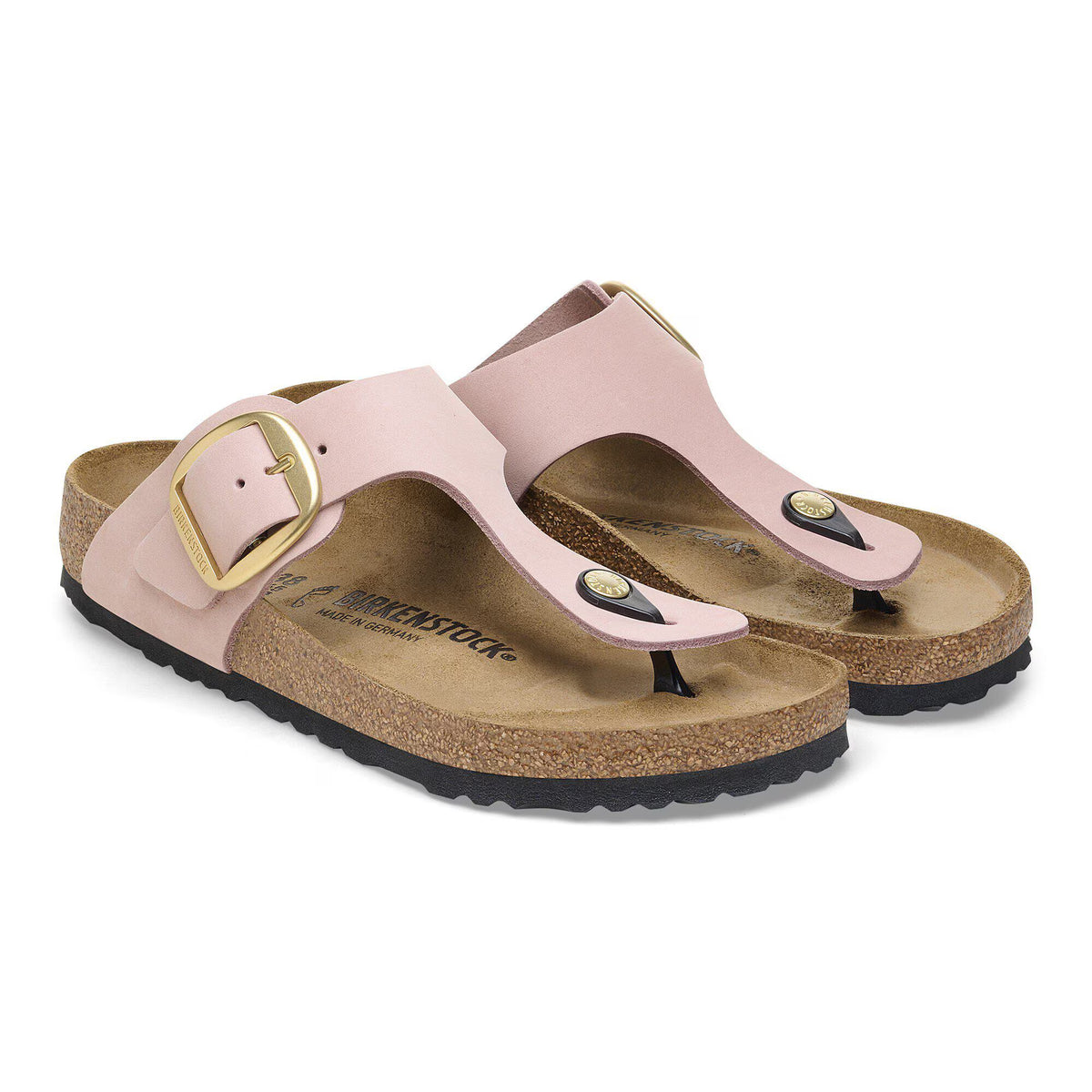 Gizeh Big Buckle Nubuk Leather