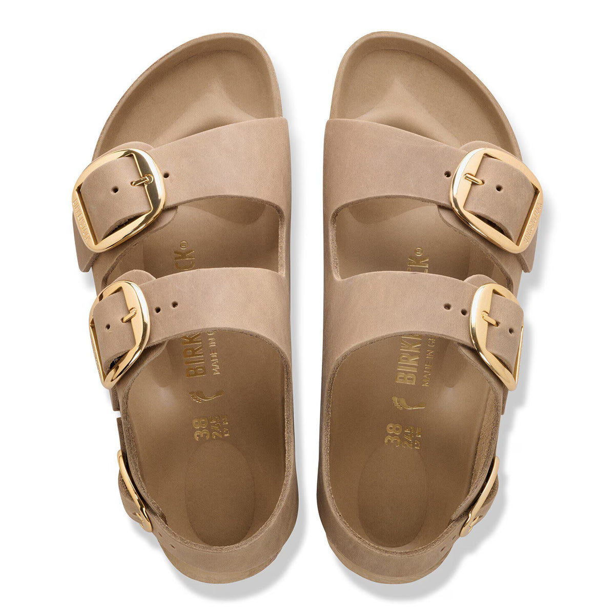 Milano Big Buckle Natural Leather Oiled