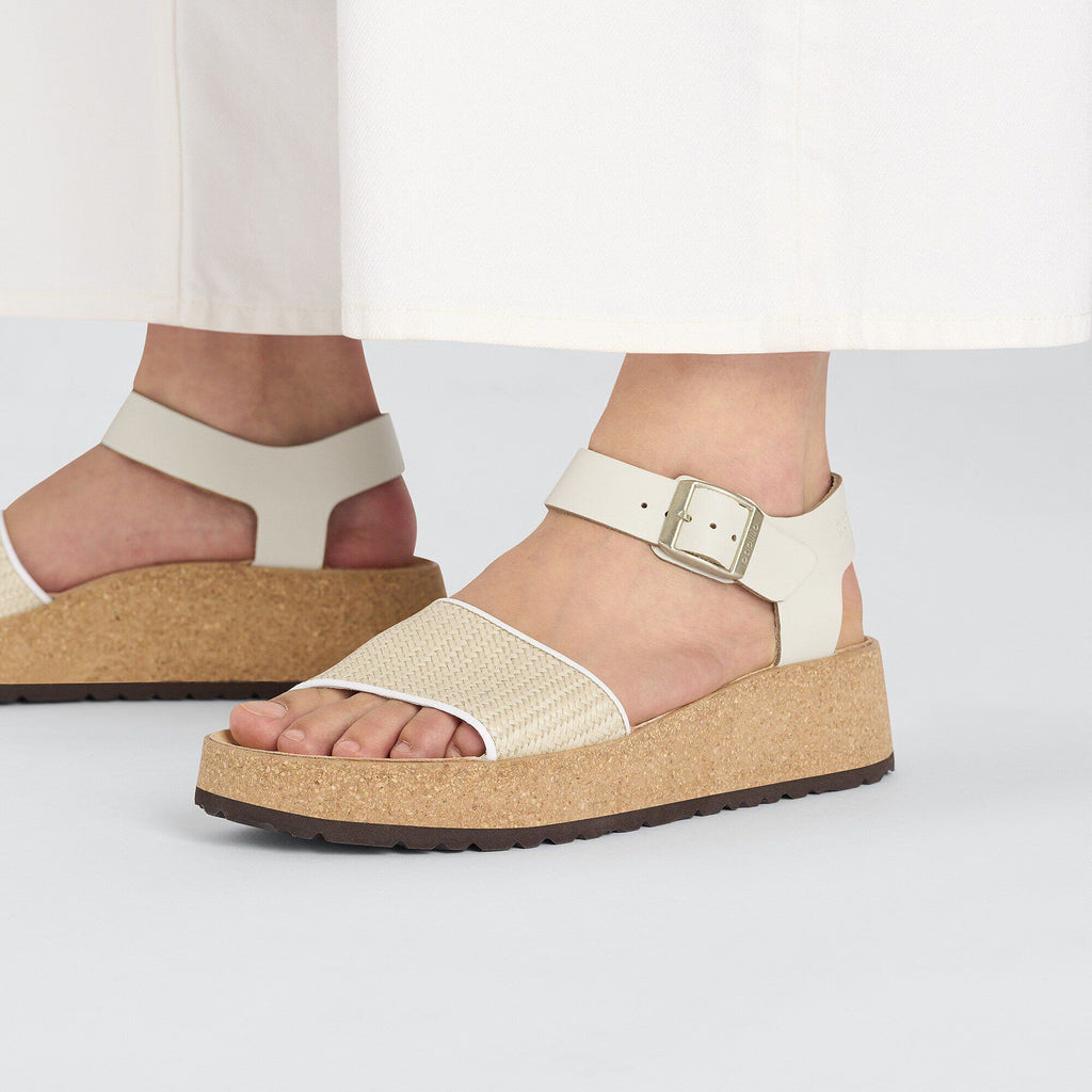 Glenda Raffia Natural Leather/Synthetics