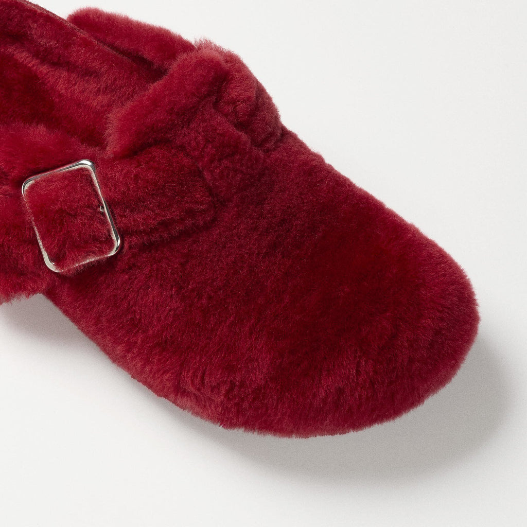 Boston 1774 Shearling Fur red