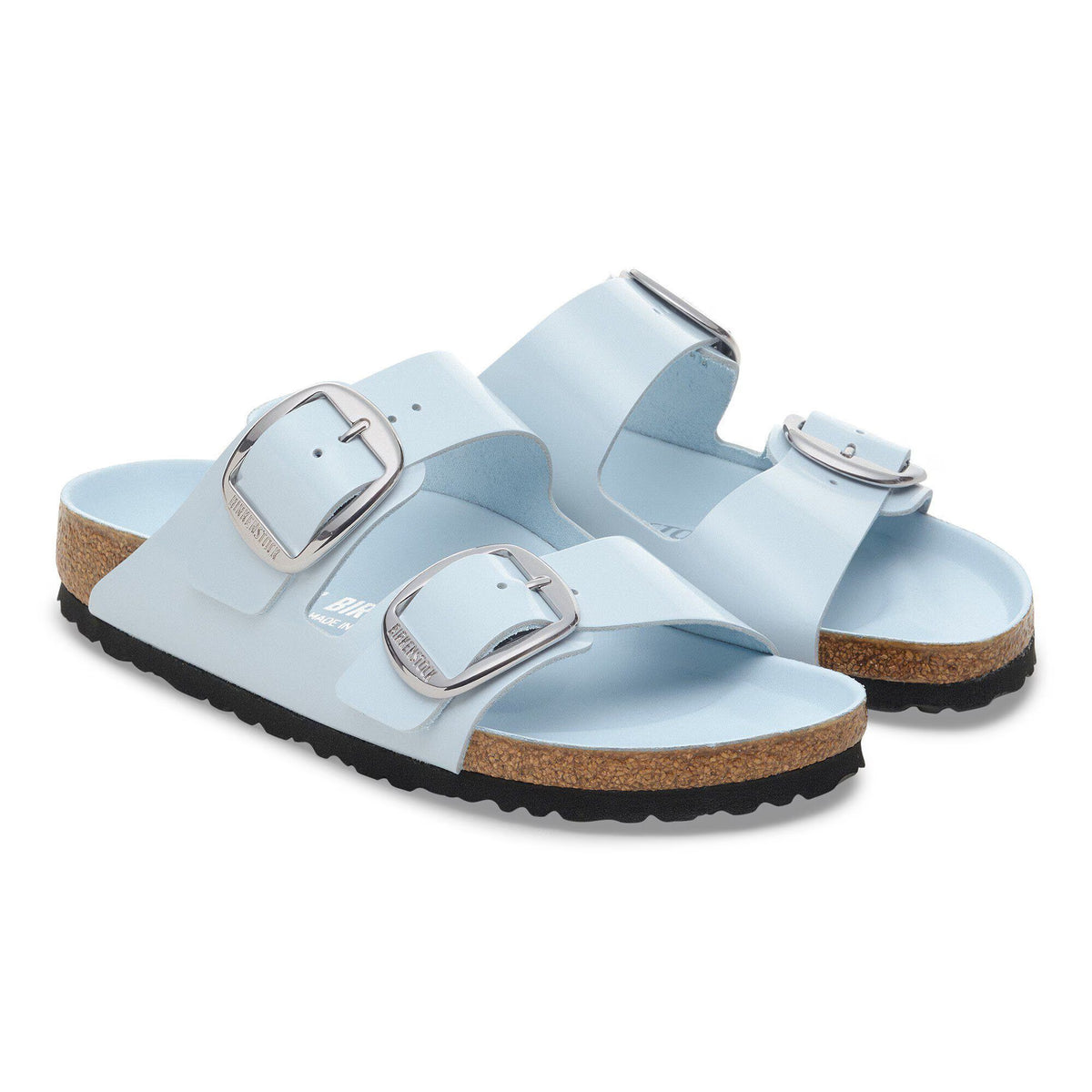 Arizona Big Buckle Natural Leather Patent