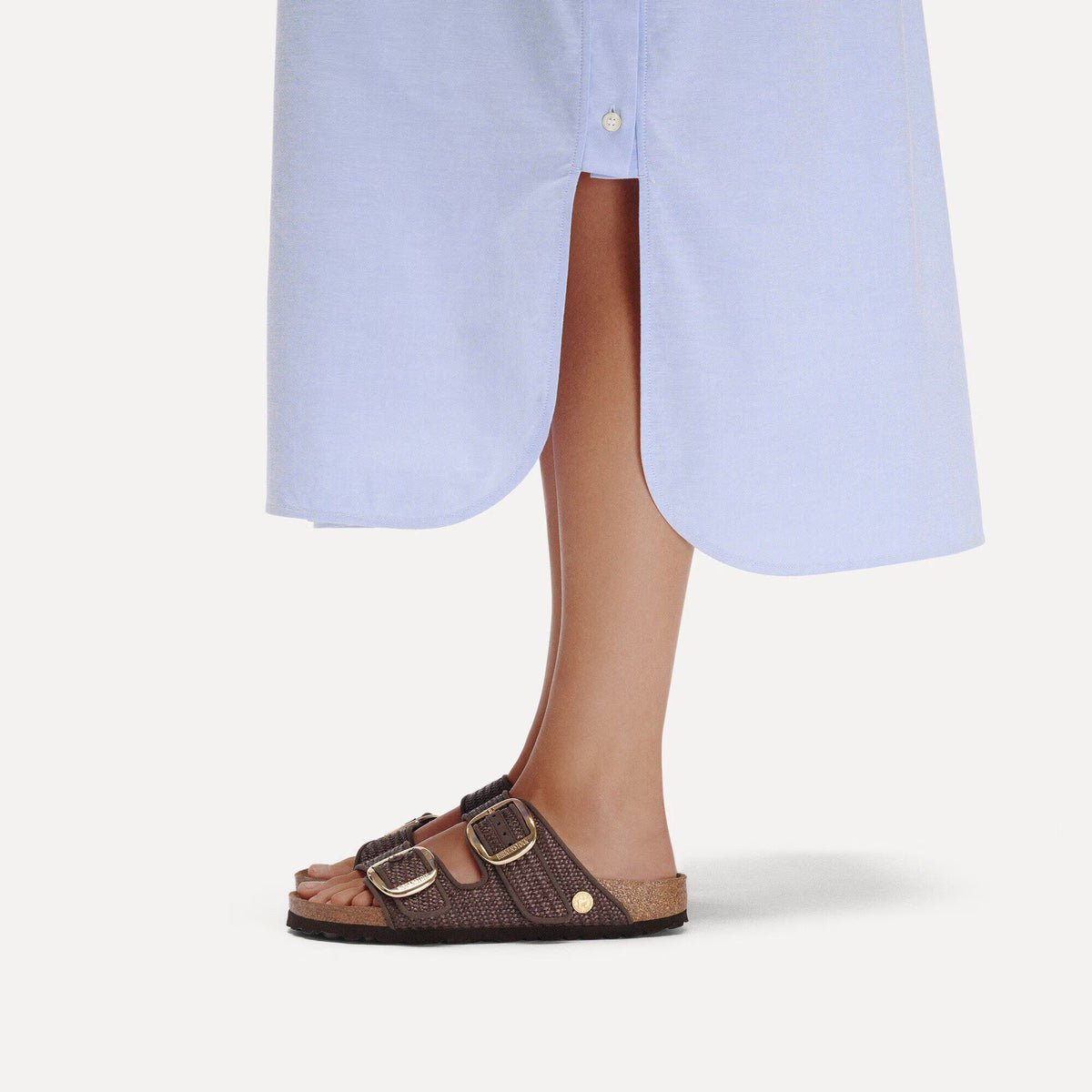 Arizona Big Buckle Raffia Textile