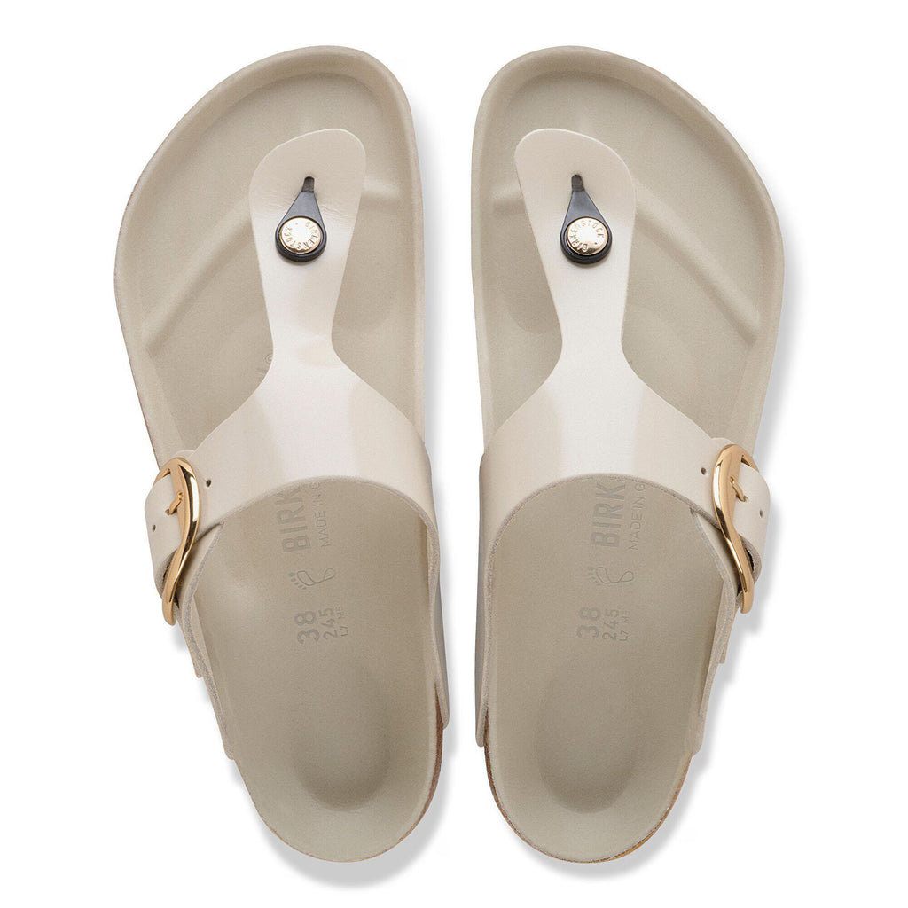 Gizeh Big Buckle Natural Leather Patent