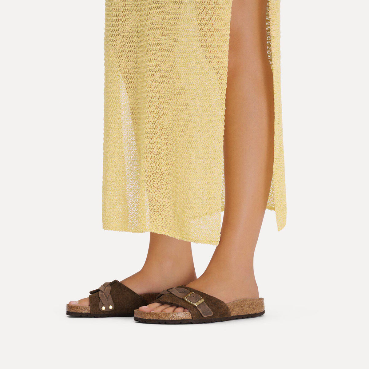 Oita Braided Suede Leather