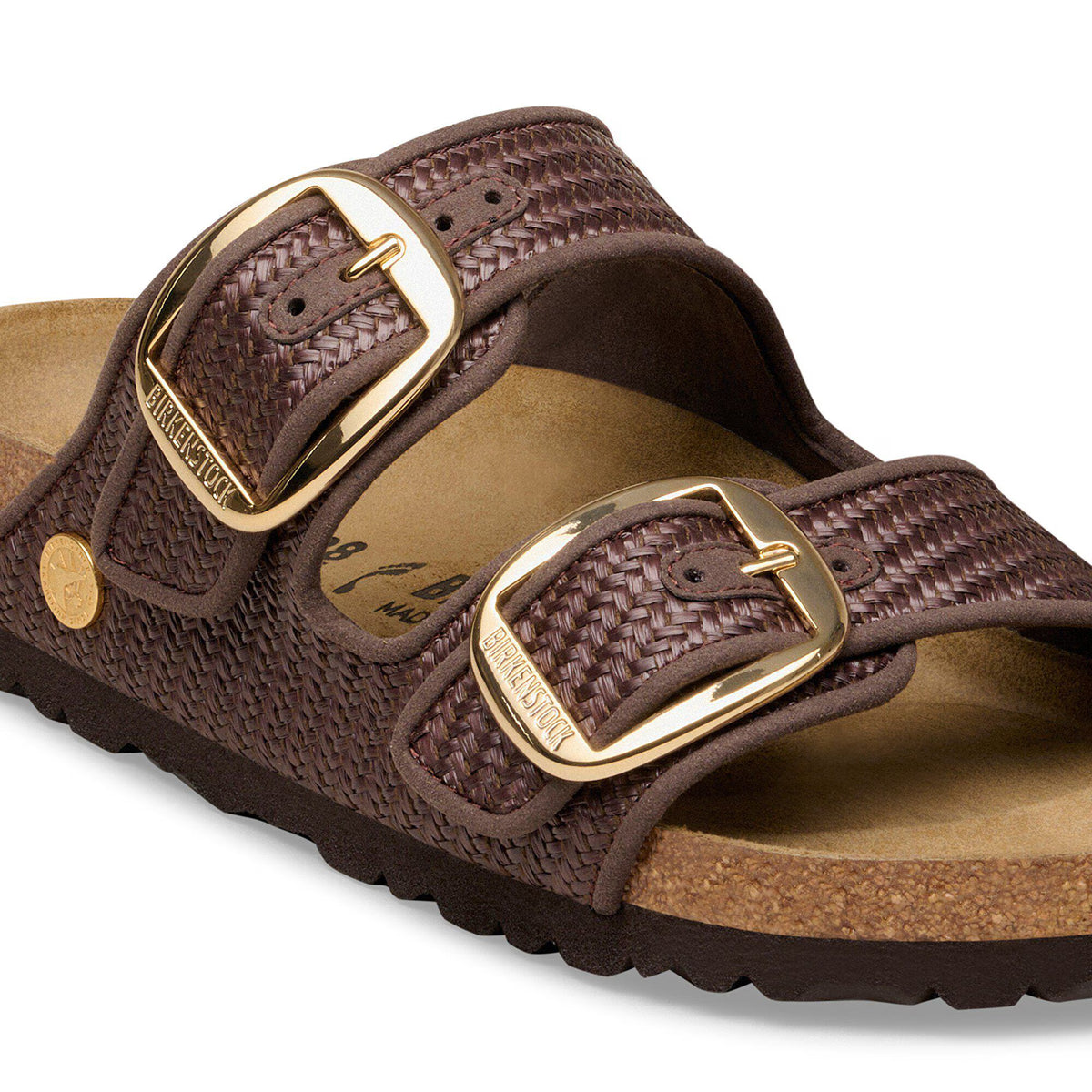 Arizona Big Buckle Raffia Textile