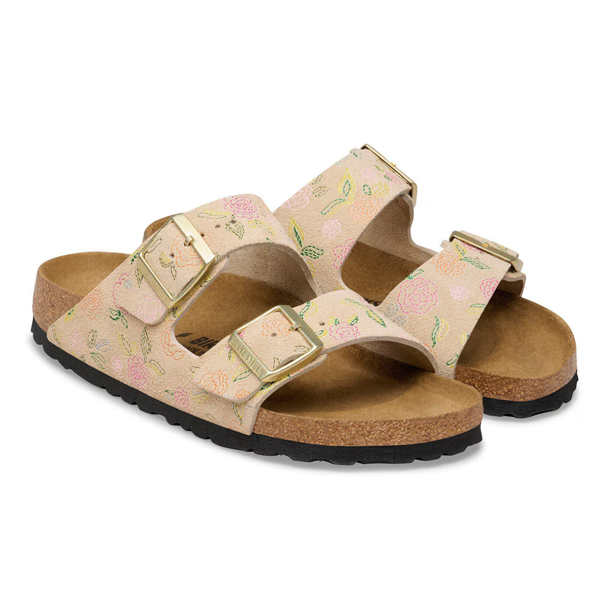 Arizona Rivet Logo Suede Leather