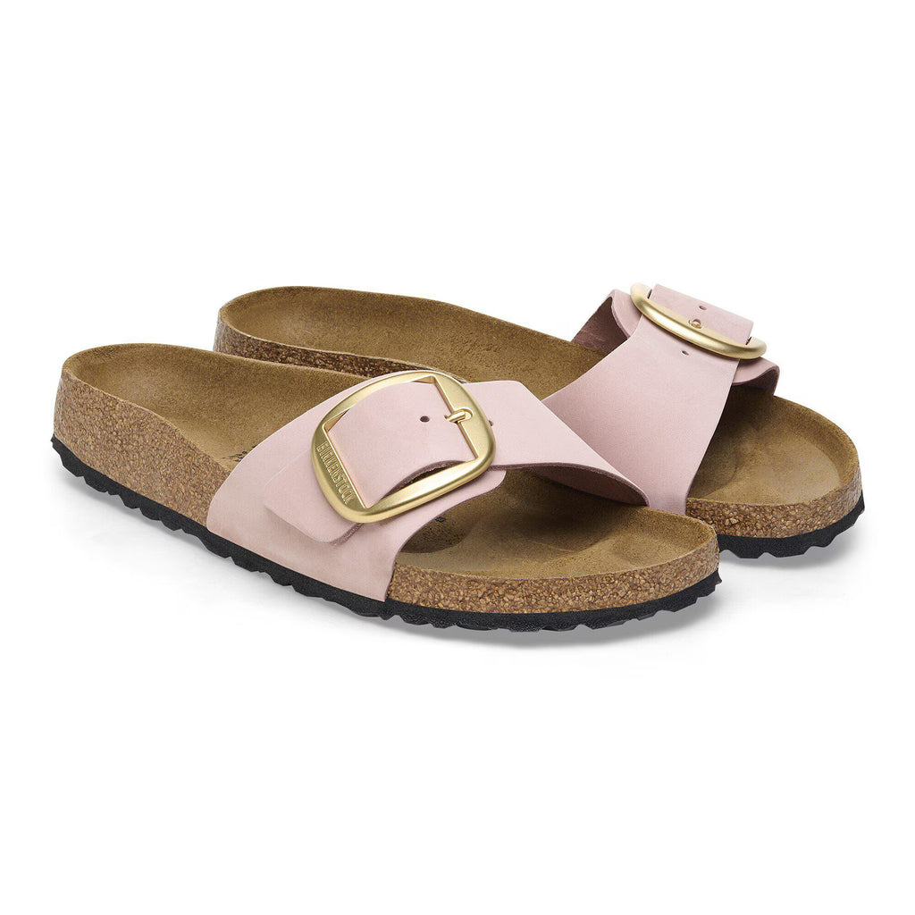Madrid Big Buckle Nubuk Leather